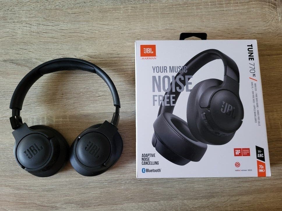 JBL Tune 770NC Draadloze Over-ear Koptelefoon Zwart, Ophalen of Verzenden, Zo goed als nieuw, Draadloos