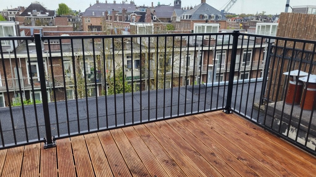 Voordelig hekwerk met poedercoating voor tuin, balkon terras, Met poort, Verzenden, Nieuw, Tuinhek