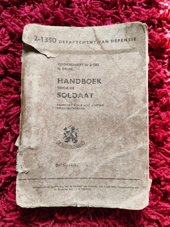 Handboek voor de soldaat 1960, Ophalen of Verzenden, Gelezen, Overige onderwerpen