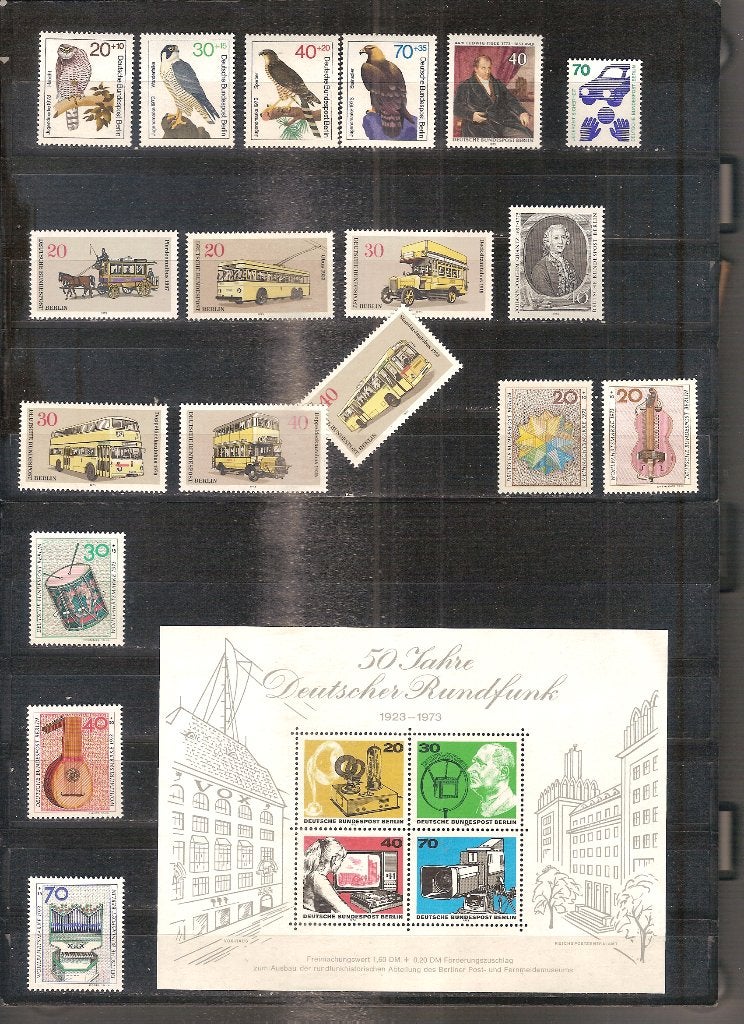 Berlin jaargang 1973 postfris, Ophalen of Verzenden, Buitenland