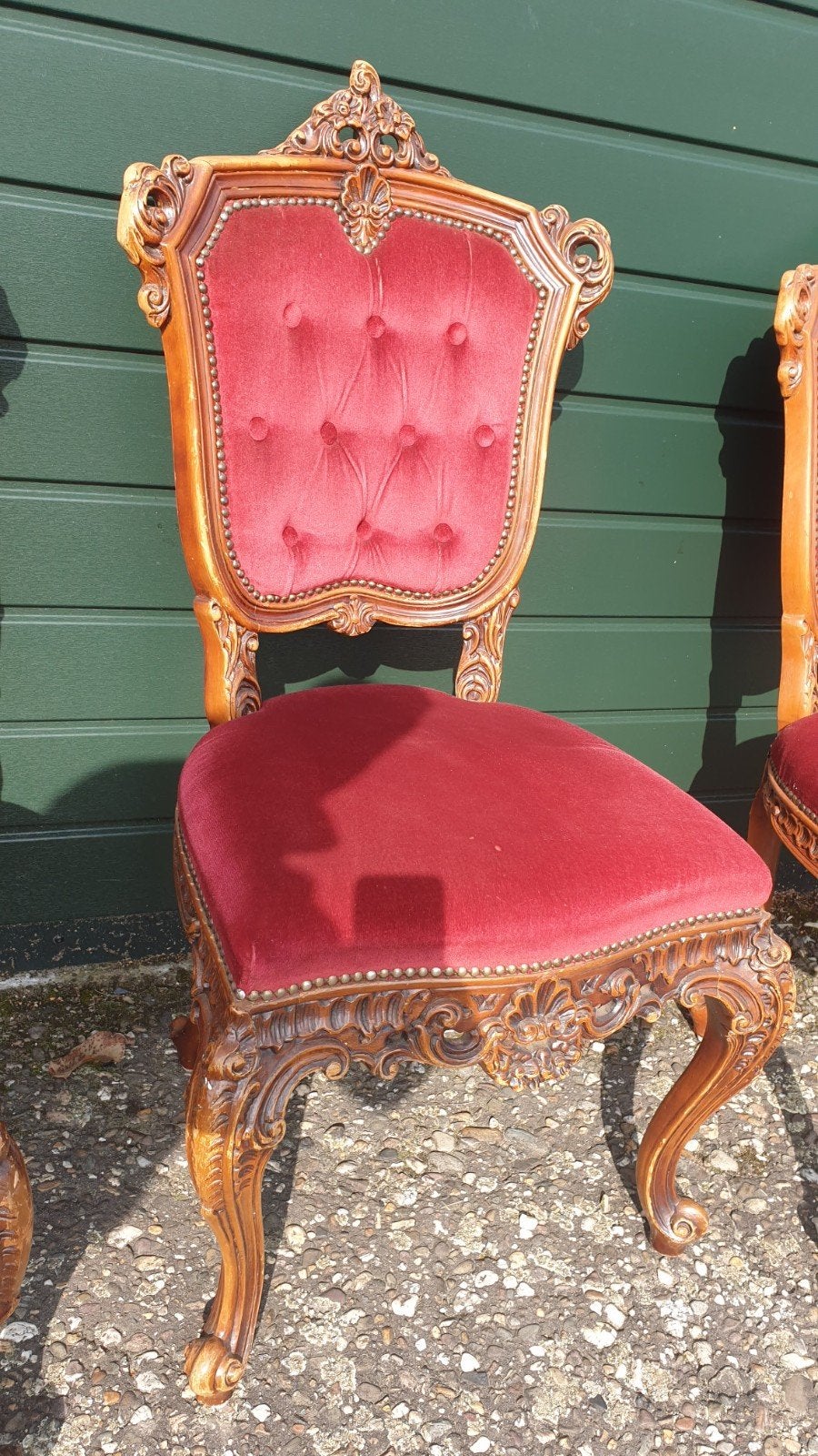 Lodewijk barok eetkamer stoelen, Ophalen