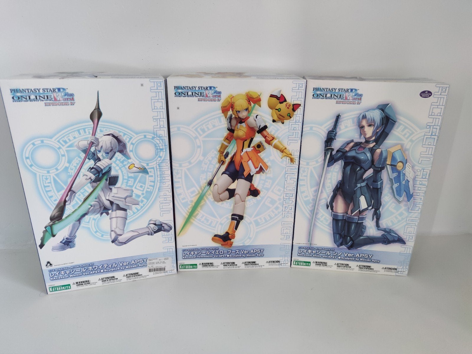 3x Kotobukiya Phantasy Star Online figuren 1/12 Model Kit, Ophalen of Verzenden, Nieuw