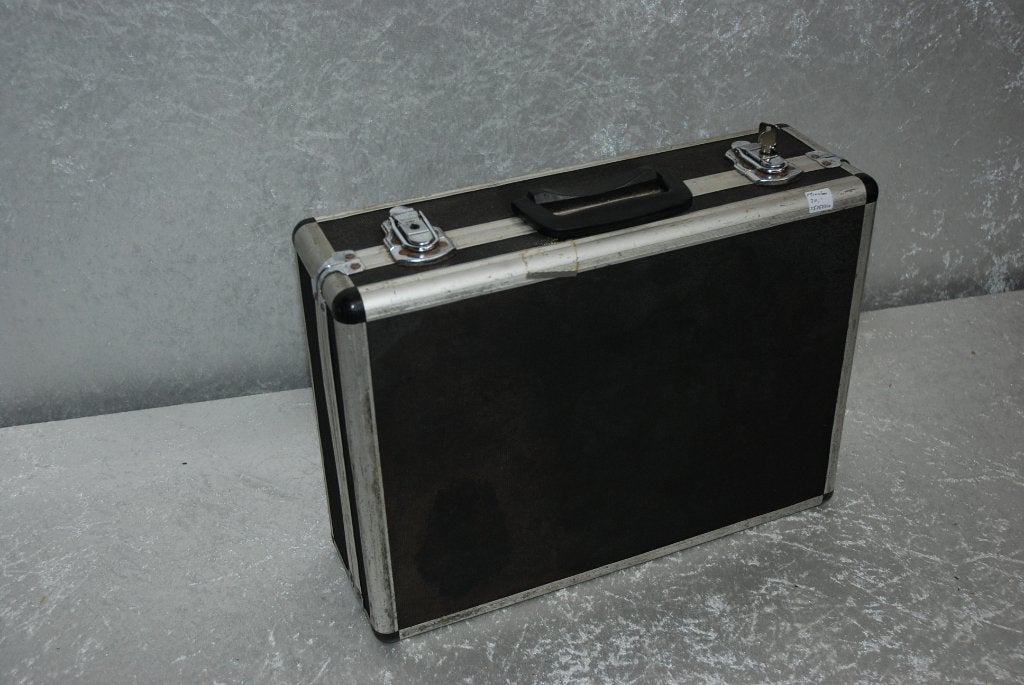 Koffer 45x35x14cm zwart/zilver   <25252210>, Gebruikt, ., Drums of Percussie, Ophalen of Verzenden