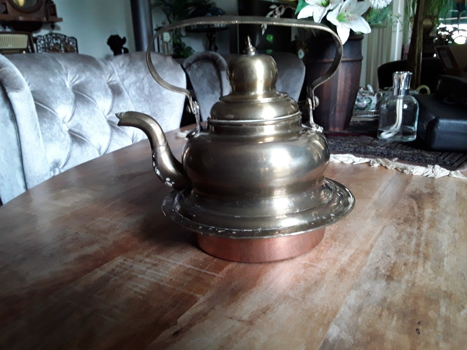 Vintage Nederlandse waterketel, Antiek en Kunst, Ophalen of Verzenden