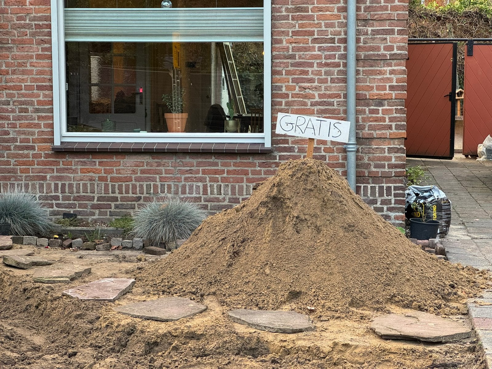 Gratis zand ophalen, Tuin en Terras, Ophalen