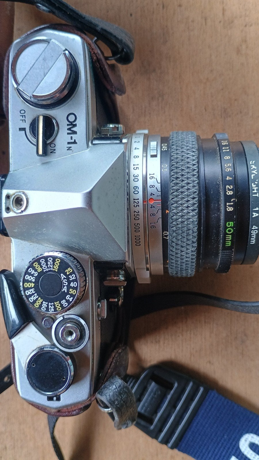 Olympus OM-1, Audio, Tv en Foto, Fotocamera's Analoog, Ophalen of Verzenden, Spiegelreflex, Olympus