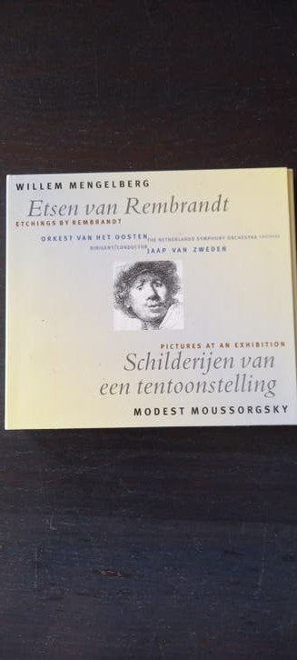 Willem Mengelberg - Etsen van Rembrandt / Schilderijen, Overige componisten, Modernisme tot heden, Ophalen of Verzenden, Zo goed als nieuw