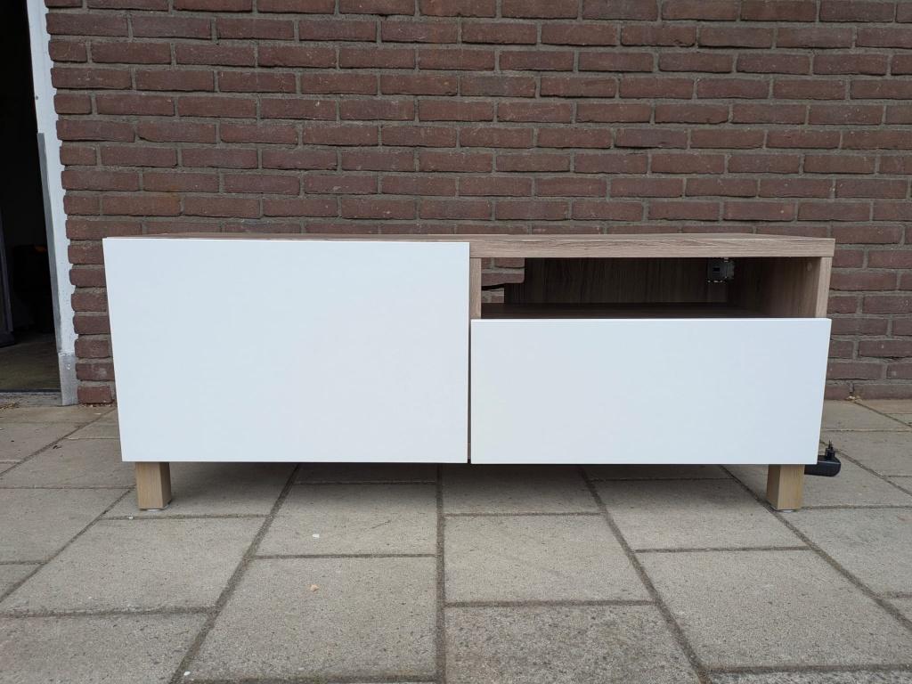 Besta TV meubel evt met Koppla TV Beugel, Ophalen, Gebruikt, 100 tot 150 cm, Minder dan 100 cm