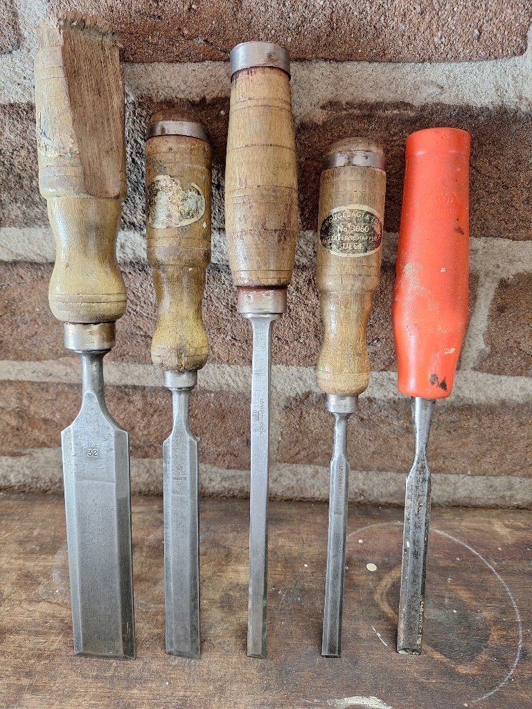 Beitels Nooitgedacht, Doe-het-zelf en Verbouw, Gereedschap | Handgereedschap, Ophalen, Gebruikt, Beitel, Nooitgedacht