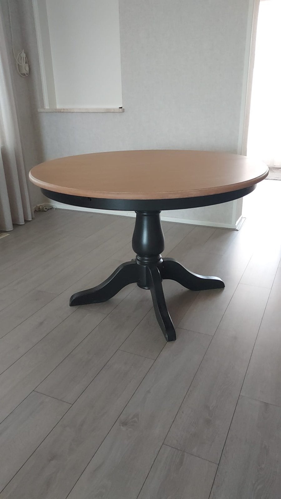 Eettafel, Huis en Inrichting, Tafels | Eettafels, Ophalen, 100 tot 150 cm, Rond, Zo goed als nieuw