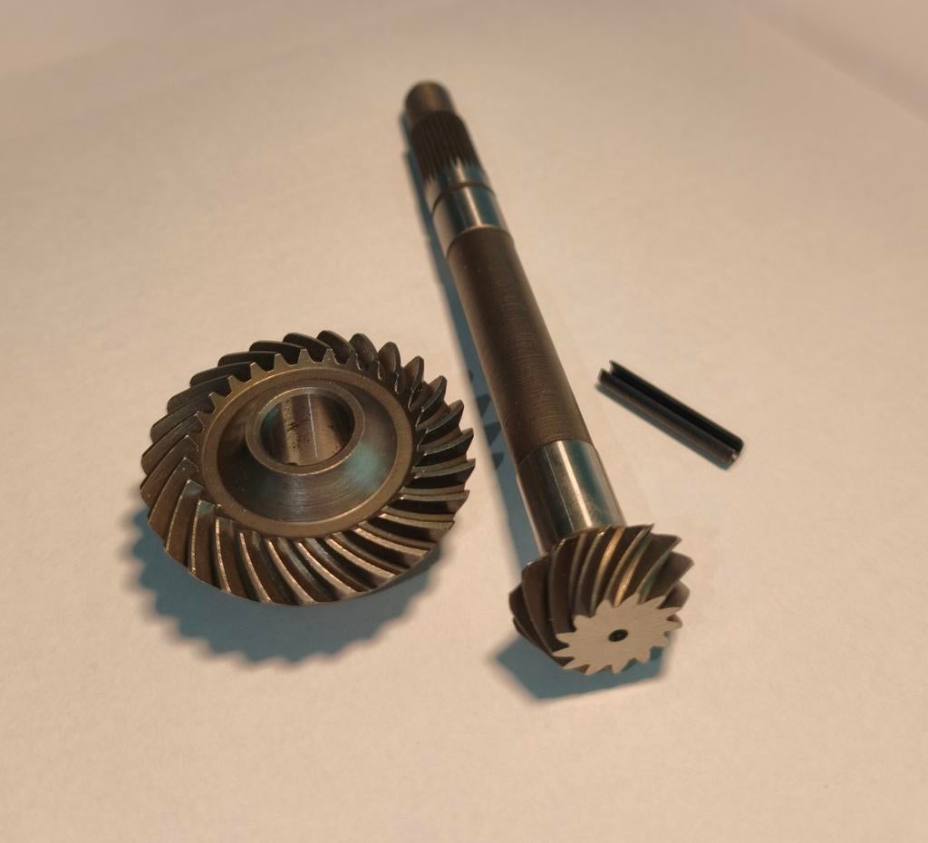 Bevel gear set with fine splines TOMOS T4 old type, Ophalen of Verzenden, Nieuw, Onderhoud en Reparatie