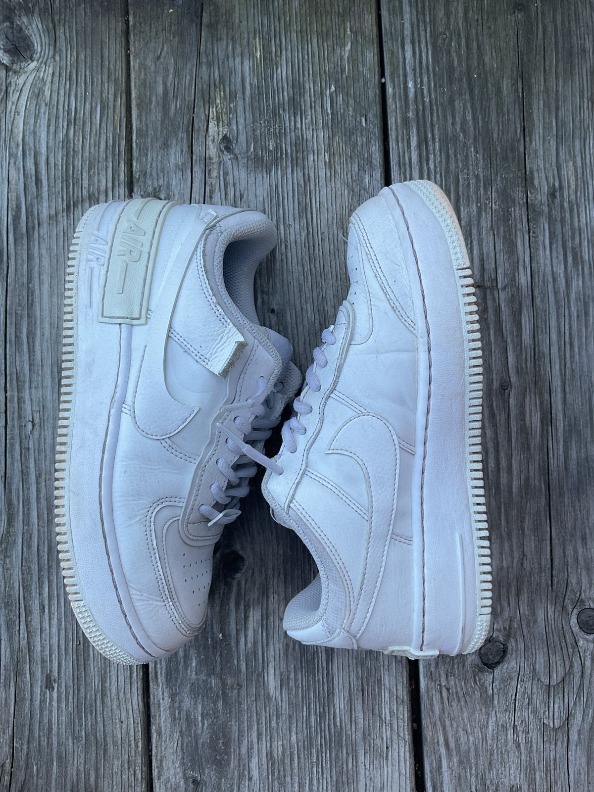 Nike Air Force 1 Shadow sneakers wit - Maat 38, Ophalen of Verzenden, Gedragen, Wit, Sneakers of Gympen
