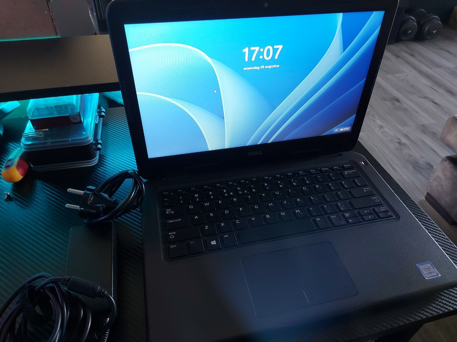 dell mini laptop/ i3 8145U/ 128GB SSD/ 8GB DDR4/ 13"", Computers en Software, Gebruikt, 2 tot 3 Ghz, Qwerty, 8 GB