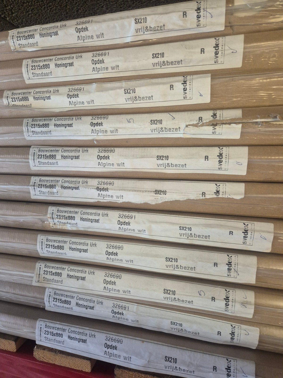 Svedex opdek R (88 x 231,5) Vrij&Bezet slot NIEUW, Ophalen of Verzenden, Nieuw, Binnendeur, 215 cm of meer