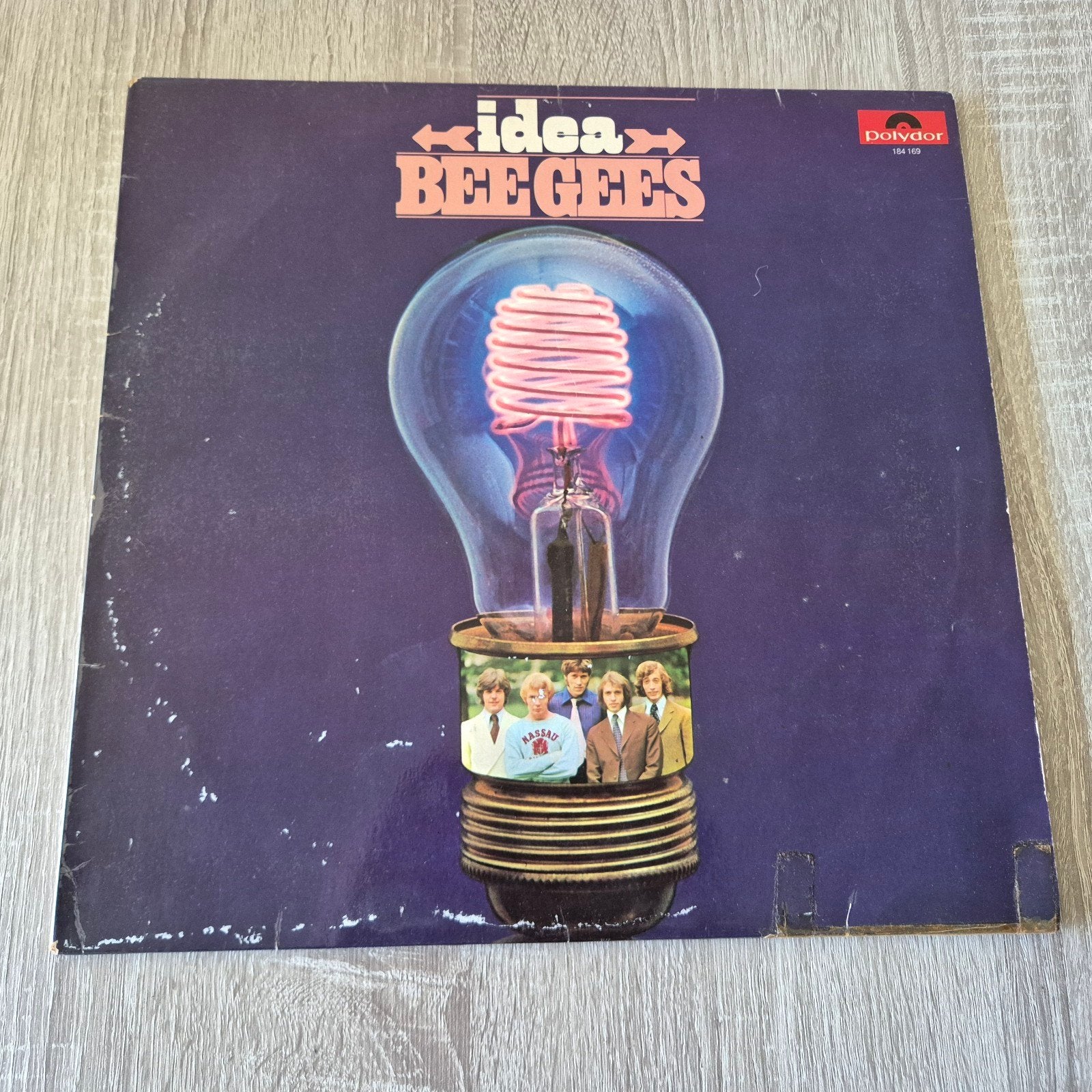 Bee Gees - Idea LP (hoes beschadigd), LP, Gebruikt, Pop, Ophalen of Verzenden
