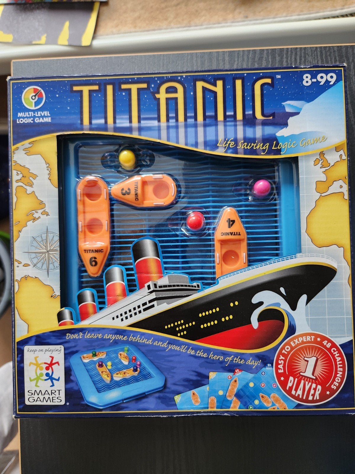 Smart Games Titanic: Life Saving Logic Game, Hobby en Vrije tijd, Een of twee spelers, Ophalen of Verzenden, Gebruikt, Smart Games