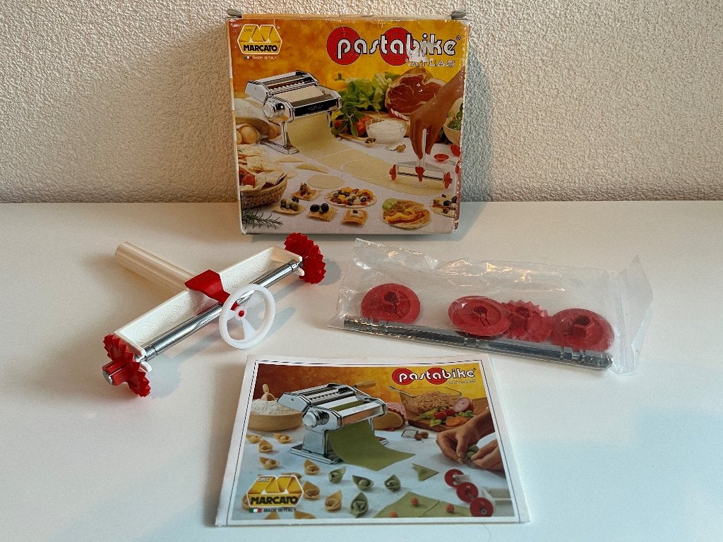 Marcato Atlas Pasta Bike - pastaroller / pastasnijder, Huis en Inrichting, Keuken | Keukenbenodigdheden, Ophalen of Verzenden