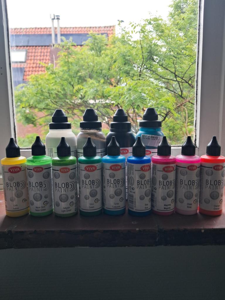 Blobpaint verfset - Ongebruikt, Hobby en Vrije tijd, Schilderen, Nieuw, Overige typen, Ophalen of Verzenden
