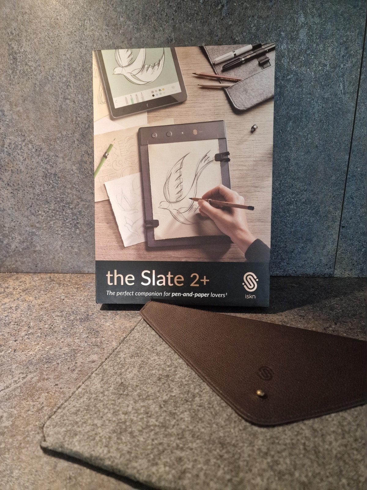 ISKN The Slate 2+ - Digitale tekentablet voor pen en papier, Computers en Software, Windows Tablets, Zo goed als nieuw, Wi-Fi