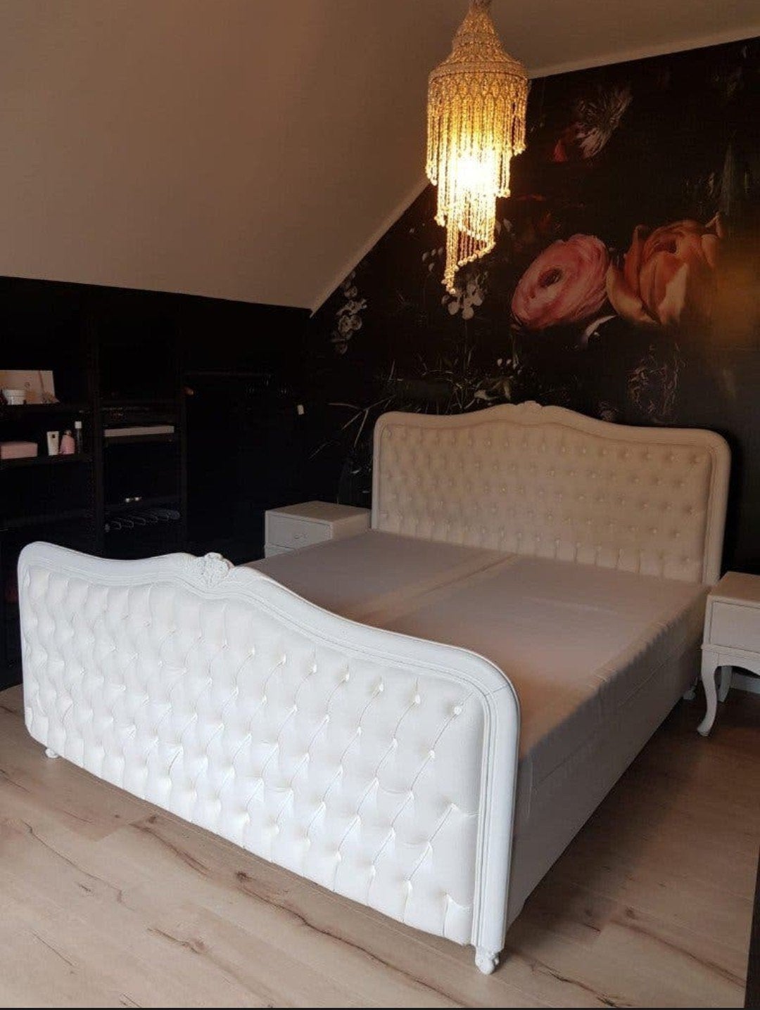 Goossens wonen en slapen boxspring incl 2 nachtkastjes, Huis en Inrichting, Ophalen, Zo goed als nieuw, Tweepersoons, 180 cm