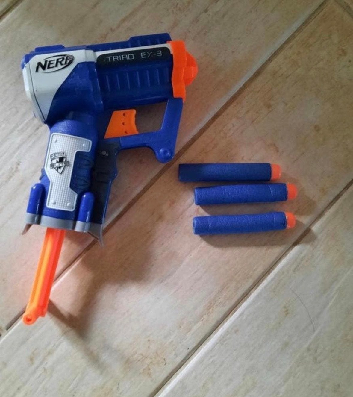 Nerf Elite Triad EX-3 Blaster - Compact en Krachtig, Ophalen of Verzenden