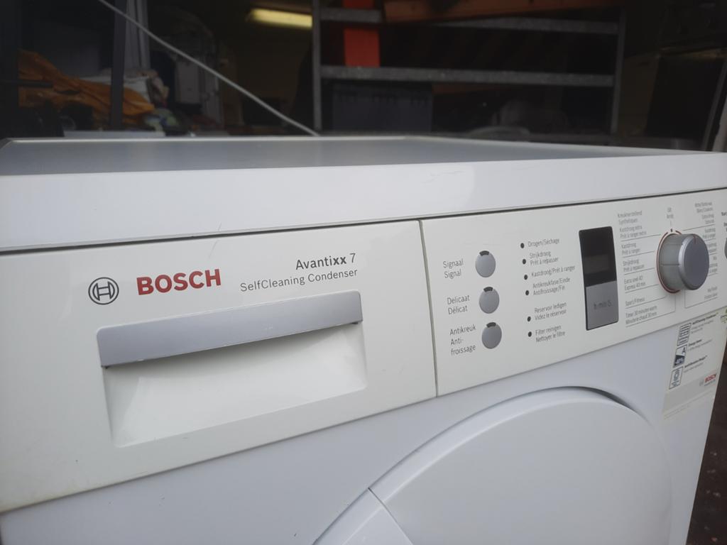 Mooie Bosch 7kg warmtepompdroger. A+. Display. Gar+Bez., Witgoed en Apparatuur, Ophalen, 6 tot 8 kg, Zo goed als nieuw, 85 tot 90 cm
