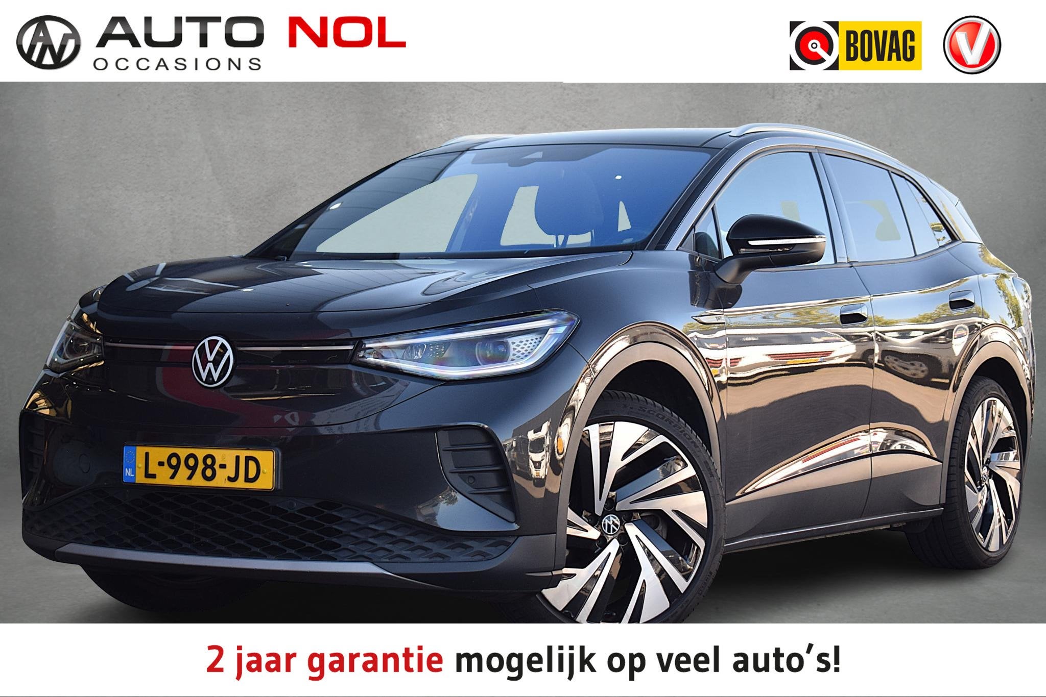 Volkswagen ID.4 First Max 77 kWh | Pano | HUD | 360 Cam. | S, Auto's, Achterwielaandrijving, Gebruikt, Leder en Stof, Origineel Nederlands