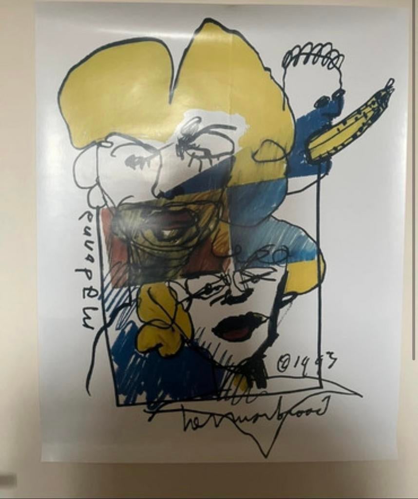 Herman Brood Litho, Antiek en Kunst, Verzenden
