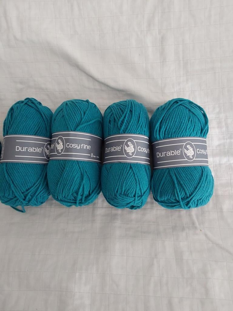 Durable Cosy Fine garen - Teal, Ophalen of Verzenden, Nieuw, Breien of Haken, Wol of Garen