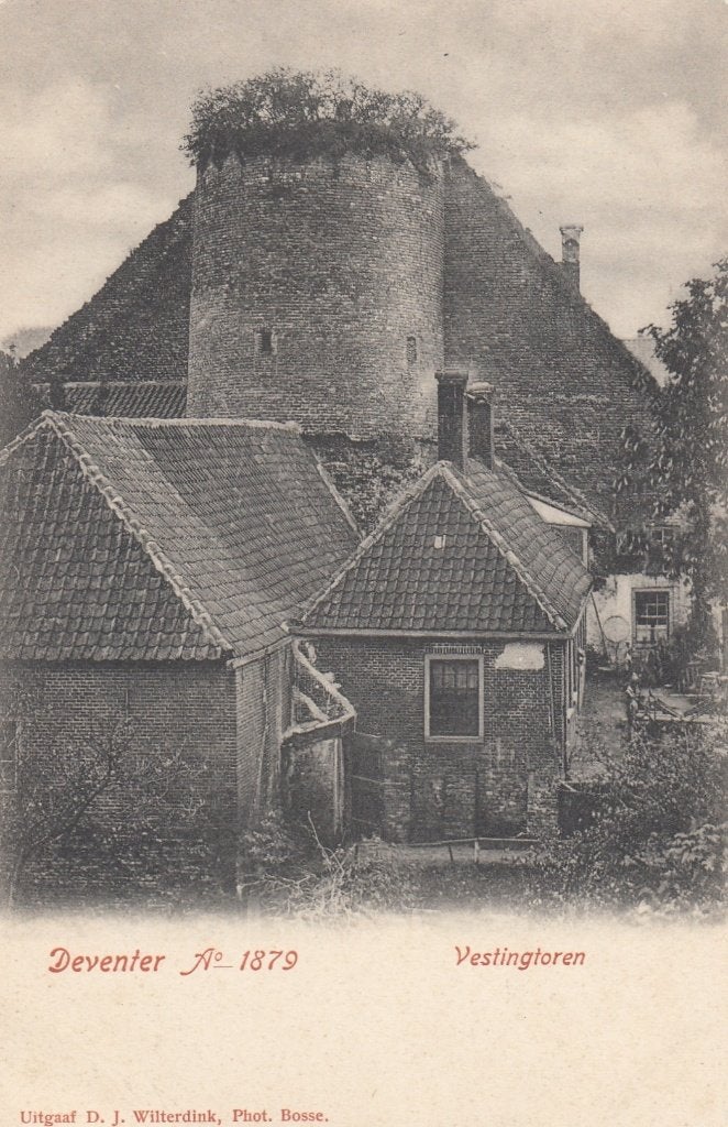 Deventer - Vestingtoren, Verzamelen, Ansichtkaarten | Nederland, Verzenden, Voor 1920, Ongelopen, Overijssel