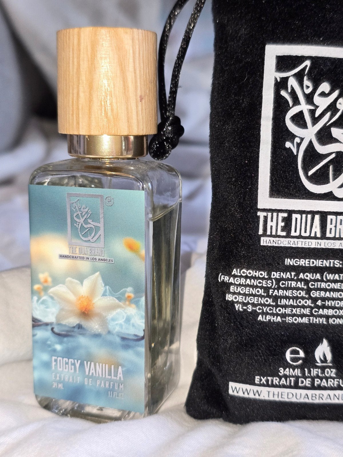 The Dua Brand Foggy Vanilla Extrait de Parfum 34ml, Sieraden, Tassen en Uiterlijk, Uiterlijk | Parfum, Ophalen of Verzenden, Zo goed als nieuw