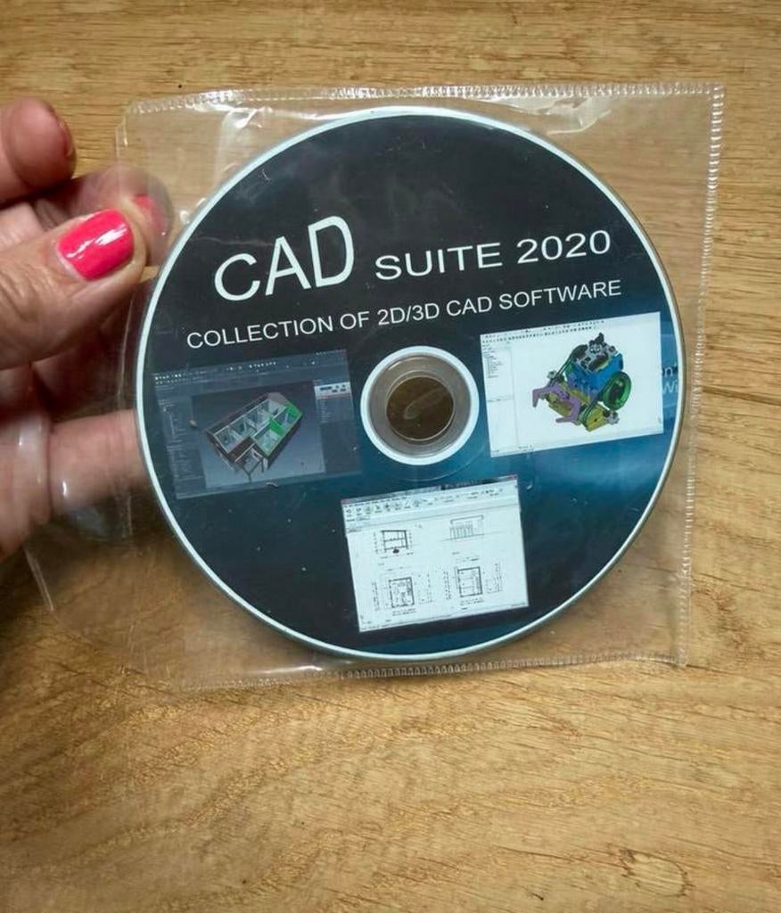 CAD Suite 2020: 2D/3D CAD Software Collectie op CD, Computers en Software, Ontwerp- en Bewerkingssoftware, Nieuw, Windows, Ophalen of Verzenden