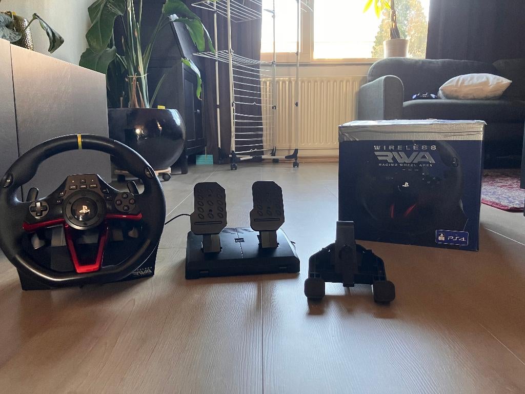 Wireless RWA Racing Wheel Apex PS4/PS3/PC, Spelcomputers en Games, Spelcomputers | Sony PlayStation Consoles | Accessoires, Gebruikt