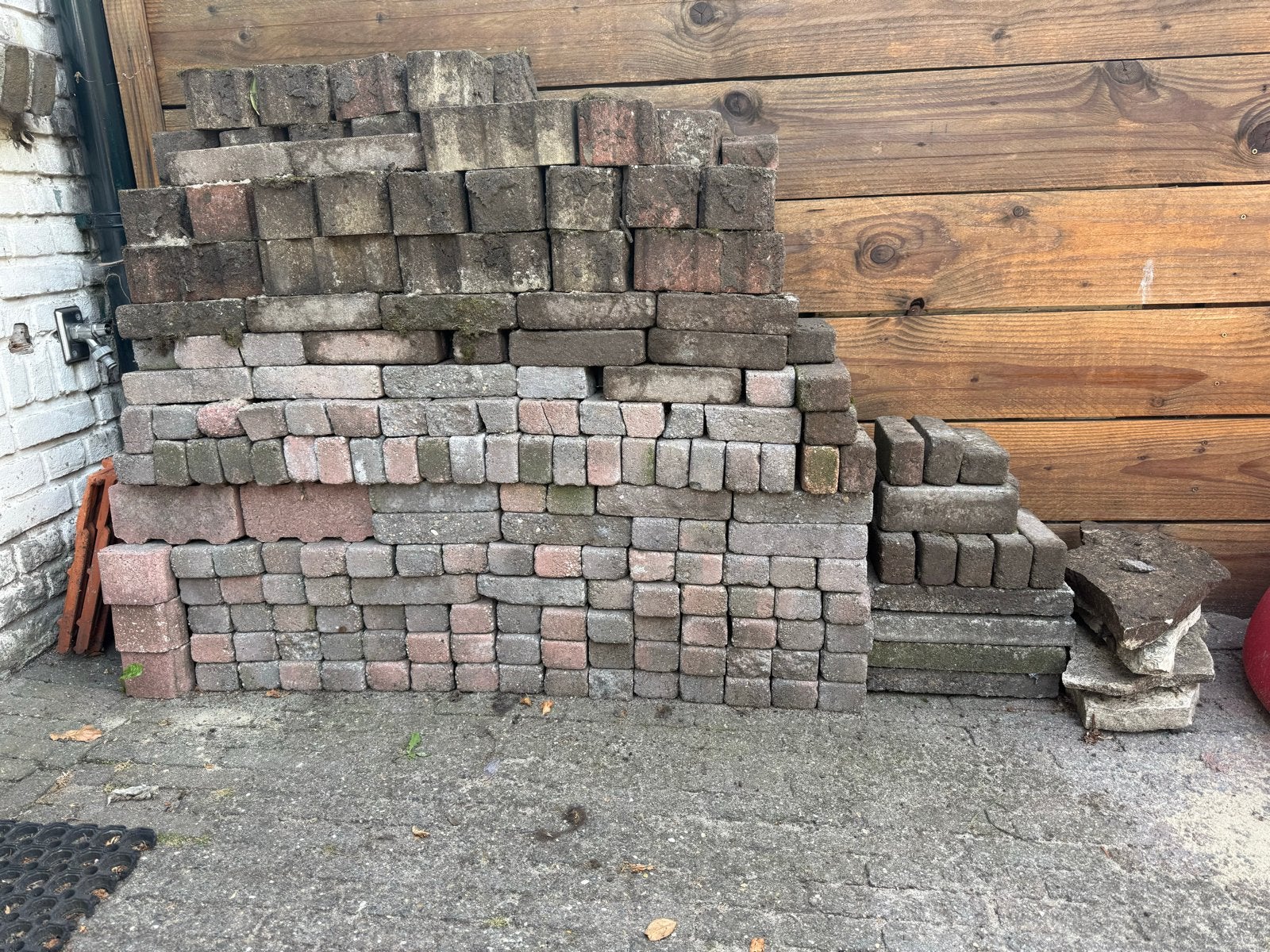 Gratis! Gebruikte straatstenen en klinkers, Ophalen, Gebruikt, Beton