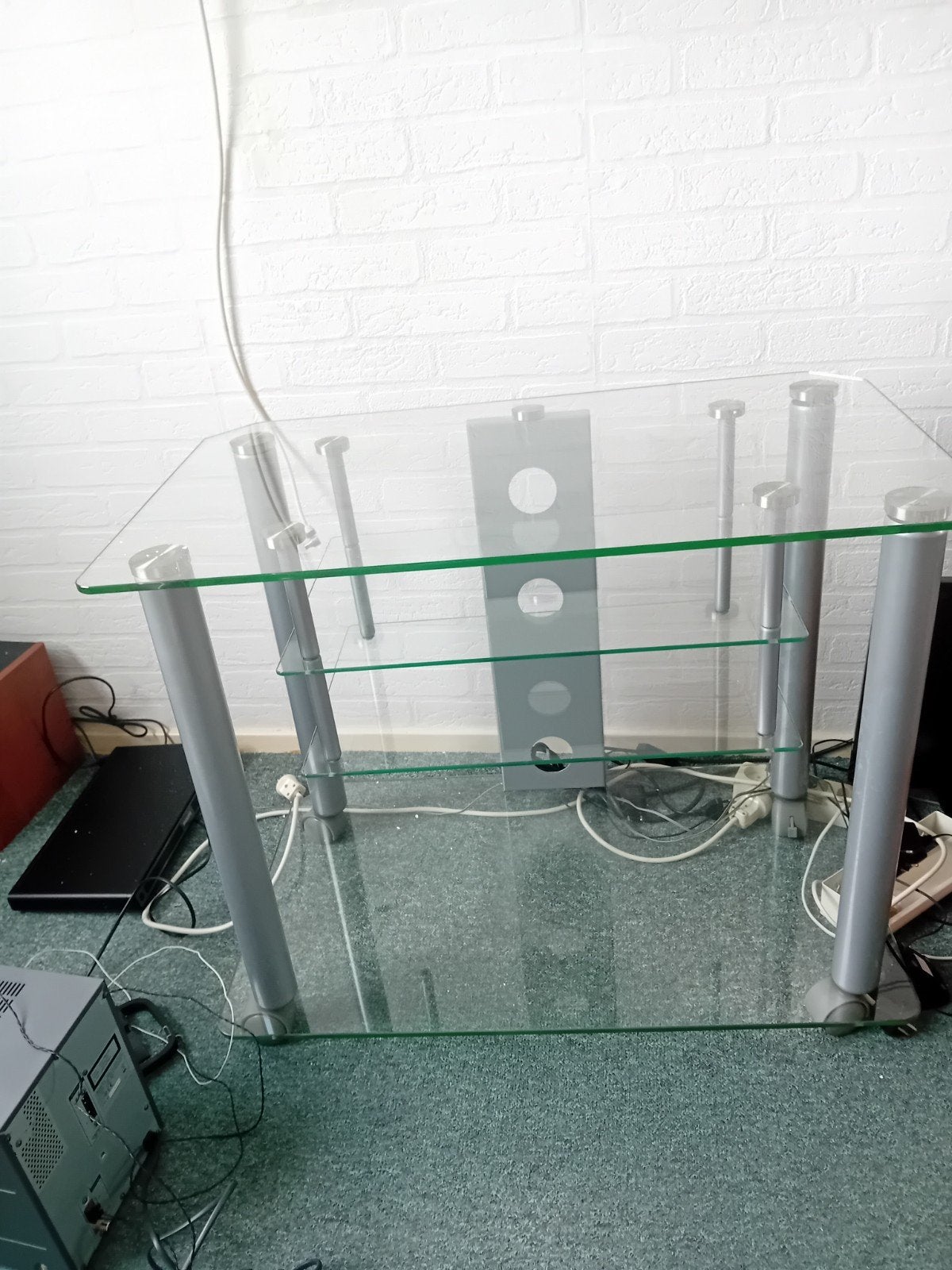 Audio meubel, Ophalen, 25 tot 50 cm, Rechthoekig
