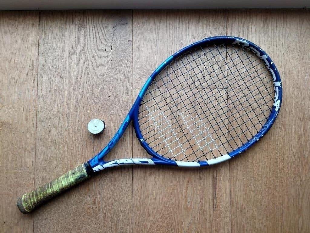 Babolat Drive JR25 Kinderen Tennis Raket 25 Inch met grip, Gebruikt, L00, Ophalen of Verzenden, Racket