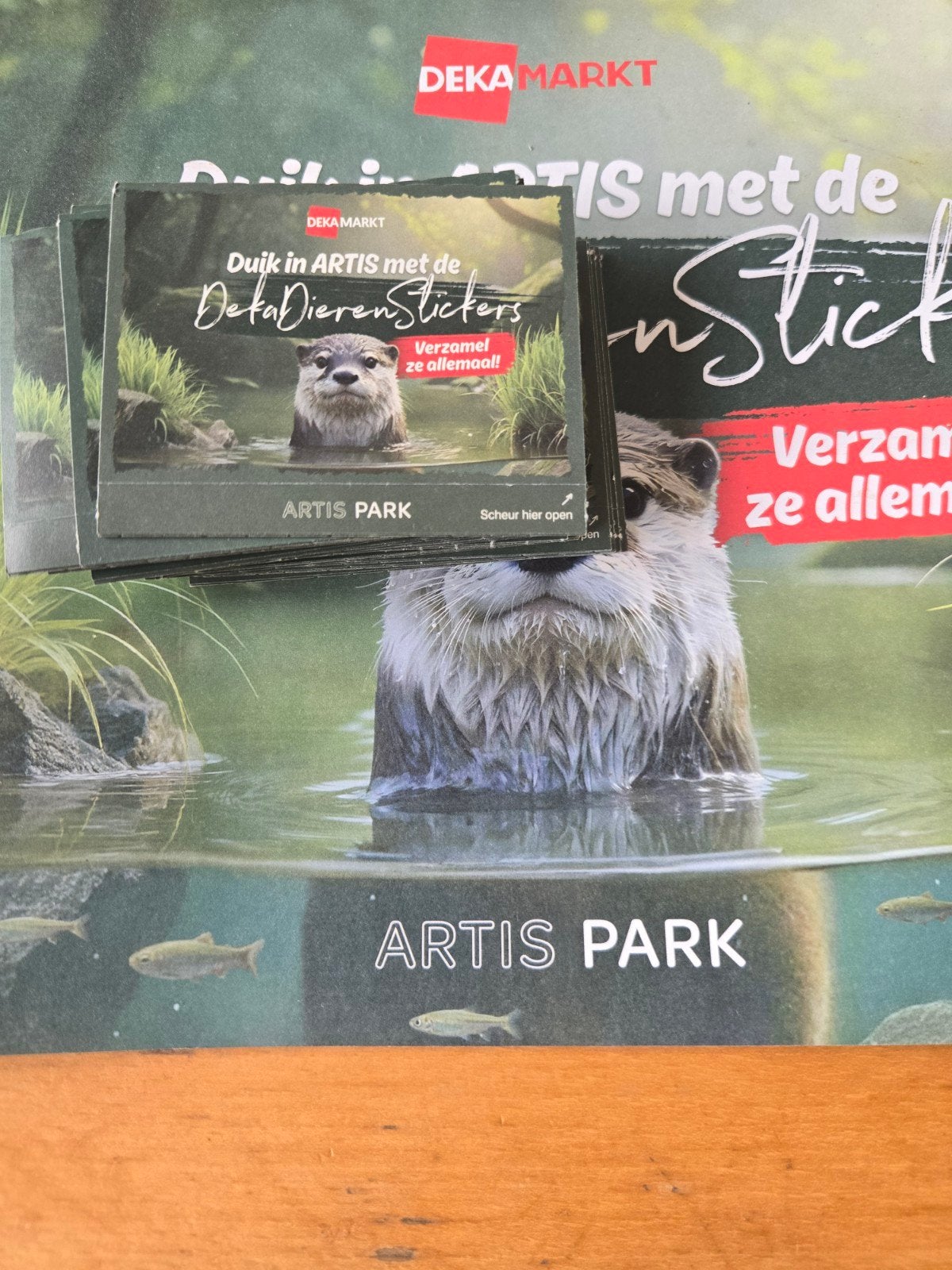 DekaMarkt Artis Dieren Stickers - Verzamel ze allemaal!, Ophalen of Verzenden, Nieuw, Dier en Natuur