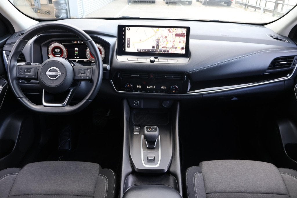 Nissan Qashqai 1.3 MHEV Xtronic N-Connecta 2e Eigenaar | NL-, Auto's, Nissan, Stof, Euro 6, Zwart, Origineel Nederlands