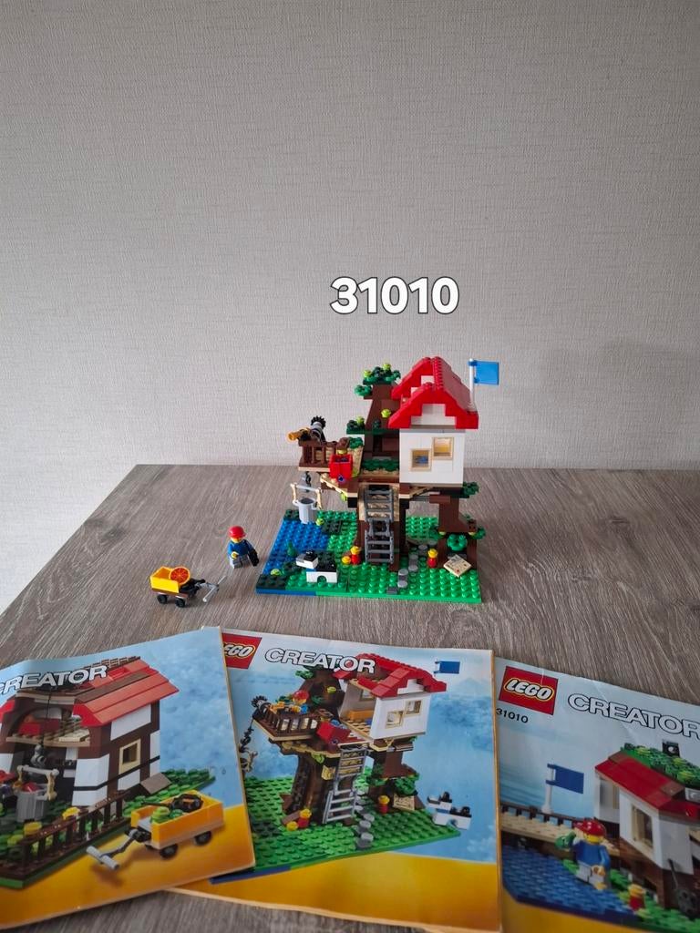 Lego Creator 31010 Boomhut - Complete set met instructies, Kinderen en Baby's, Speelgoed | Duplo en Lego, Gebruikt, Lego, Compleet