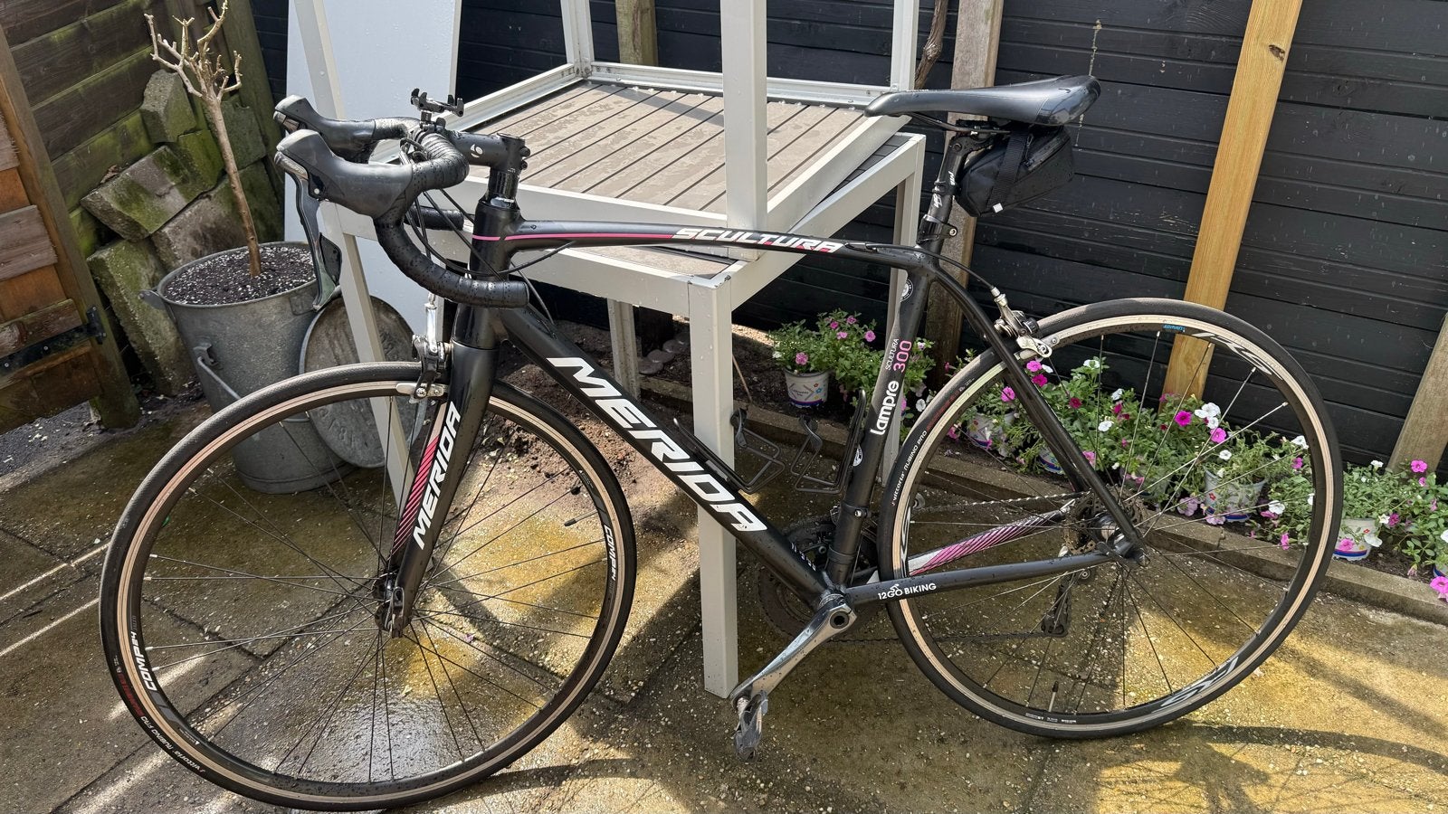 Merida Scultura 300 racefiets - Lampre editie, Gebruikt, Velgrem, Aluminium, 15 tot 20 versnellingen