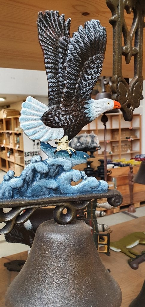 DEURBEL / ZEEAREND / GIETIJZER / ROOFVOGEL / VOGEL, Tuin en Terras, Tuinwanddecoratie, Huis en tuin decoratie Marie, Nieuw, Info@huisentuindecoratiemarie.nl