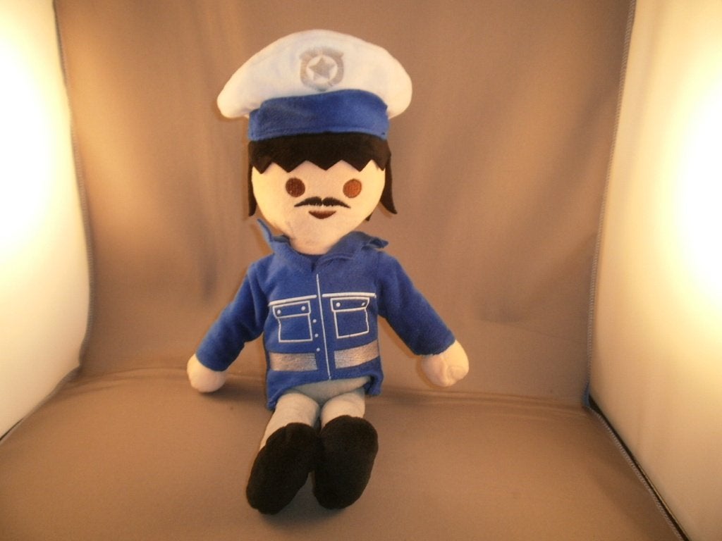 Playmobil pop politie 34cm play by play velours cadeau tip, Kinderen en Baby's, Speelgoed | Knuffels en Pluche, Overige merken