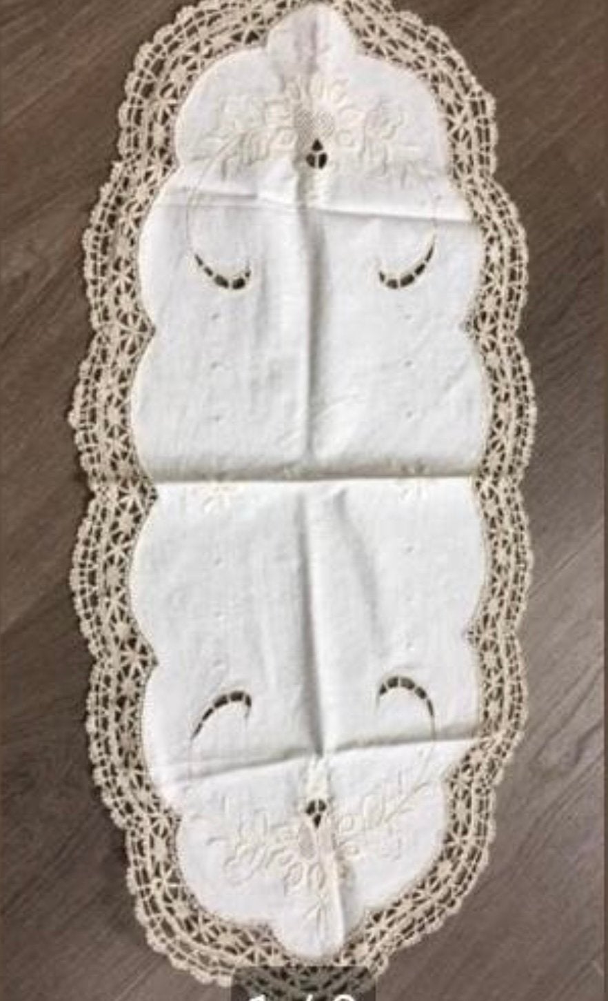 Sierkleedjes, Ophalen of Verzenden, Gebruikt, Wit, Vierkant