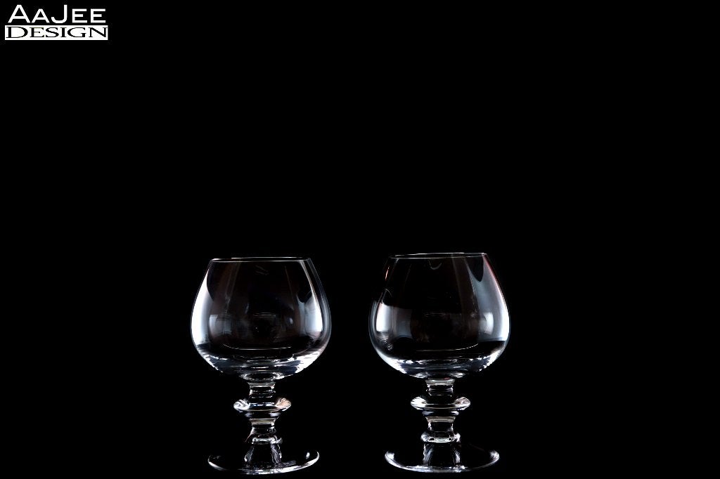 2 X Peill & Putzler – Model Alexa (1969) – Cognacglazen, Ophalen of Verzenden