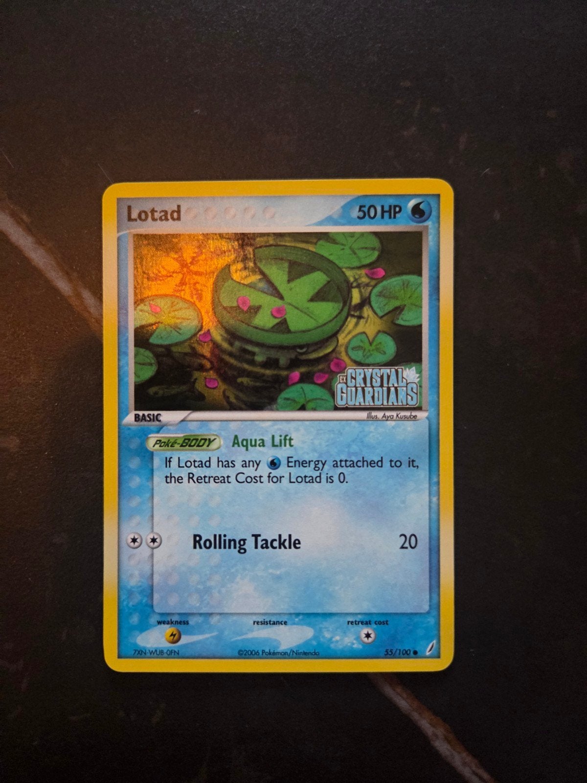 Lotad - Pokemon kaarten, Ophalen of Verzenden, Zo goed als nieuw, Losse kaart, Foil