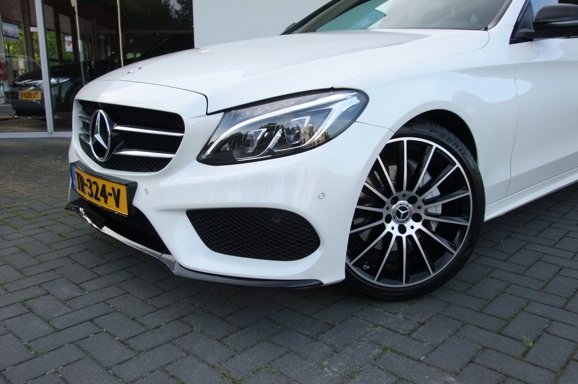 Mercedes-Benz C-Klasse Estate 180 AMG Sport Edition / Parelm, Automaat, Achterwielaandrijving, Euro 6, Wit