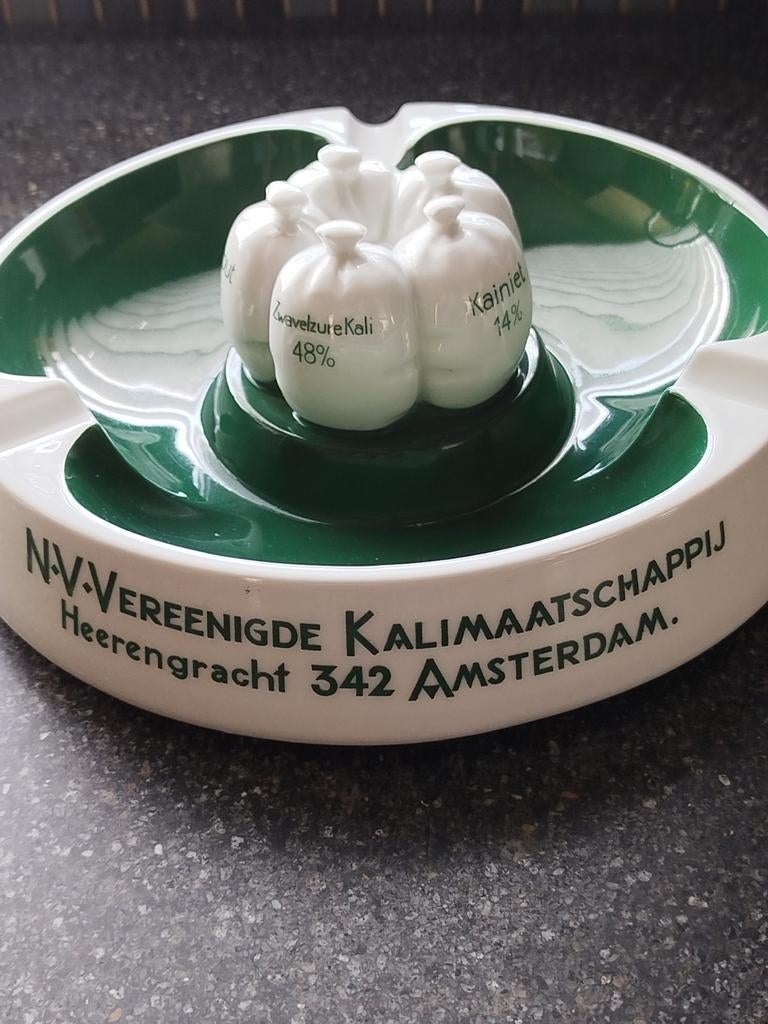 Asbak zeldzaam nooit gebruikt, Ophalen, Gebruikt, Asbak