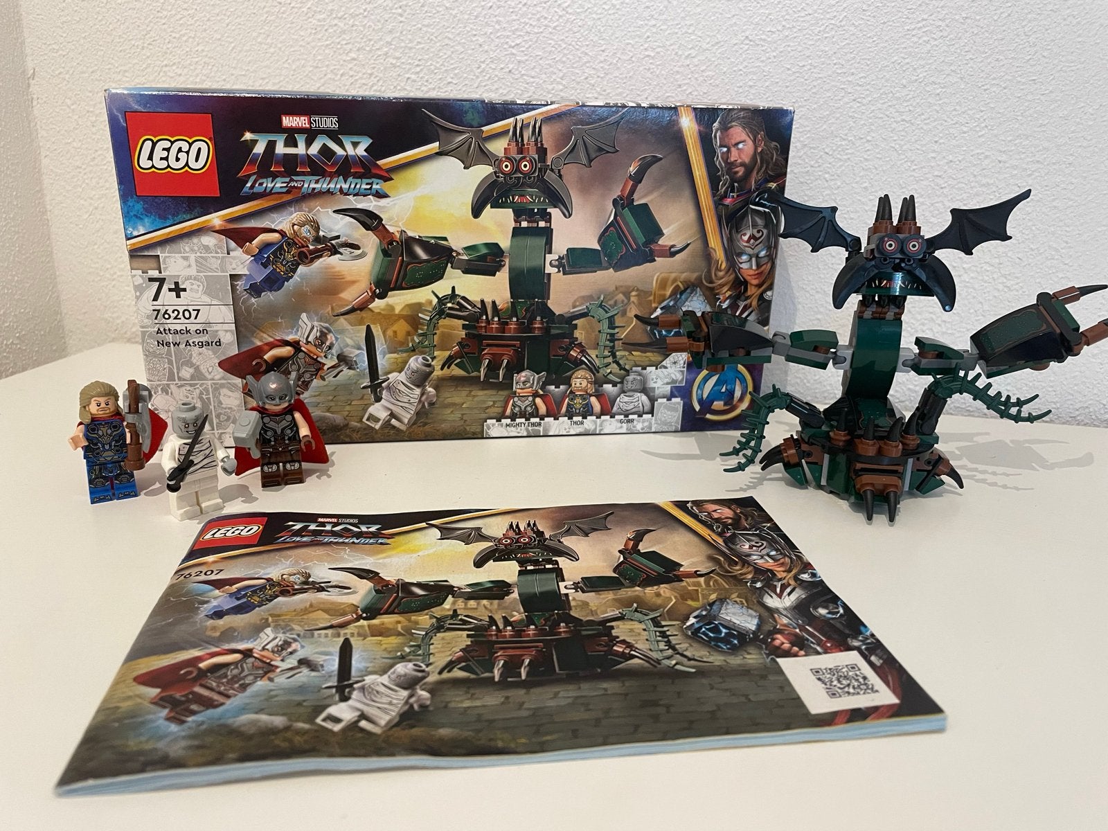 LEGO 76207 Thor Love and Thunder - Attack on New Asgard, Ophalen of Verzenden, Zo goed als nieuw, Overige merken