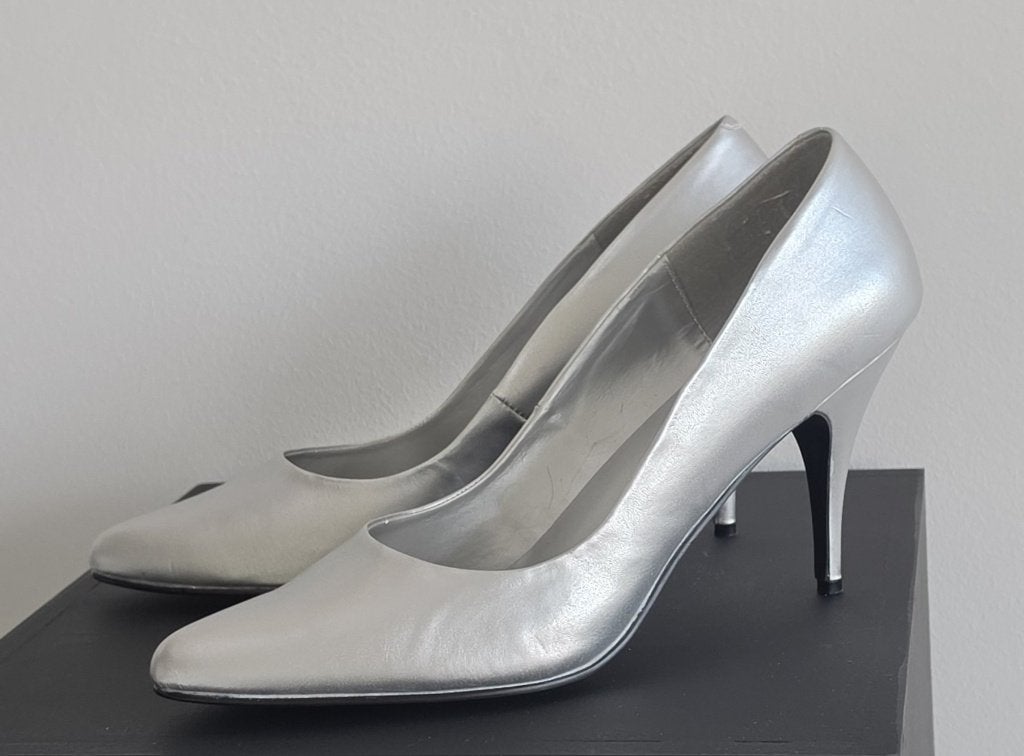 Naaldhakken zilver/metallic - Maat 46, Pumps, Overige kleuren, Verzenden, Nieuw