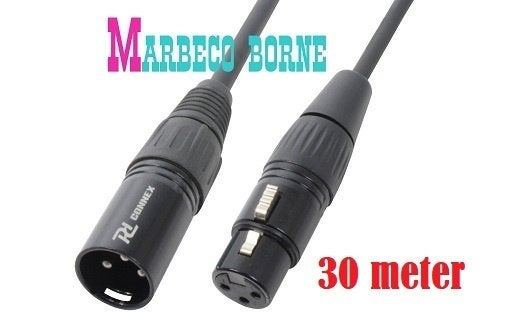 Luidsprekerkabel, Speaker- Signaalkabel, XLR, 30 meter Pro